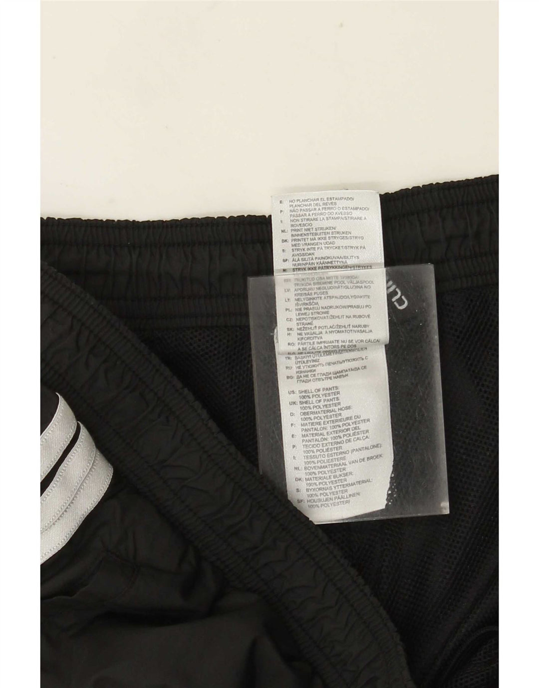 ADIDAS Damen Clima Proof Trainingshose UK 12 Mittelgraues Polyester