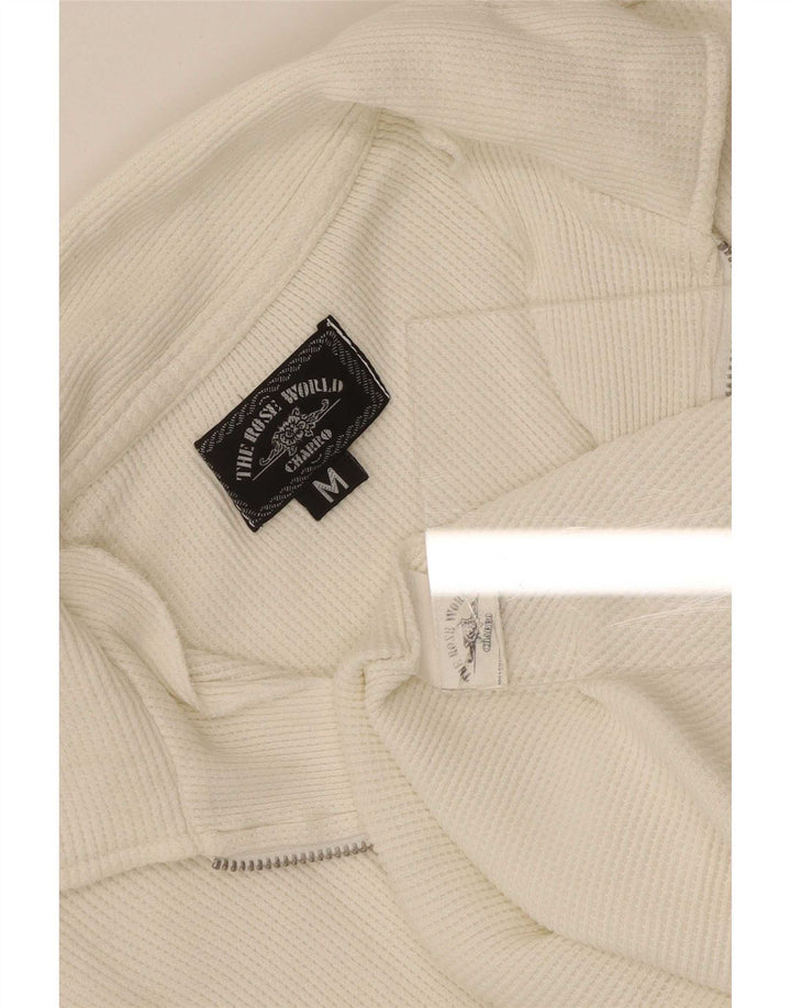 Charro Herren-Poloshirt, mittelweiße Baumwolle