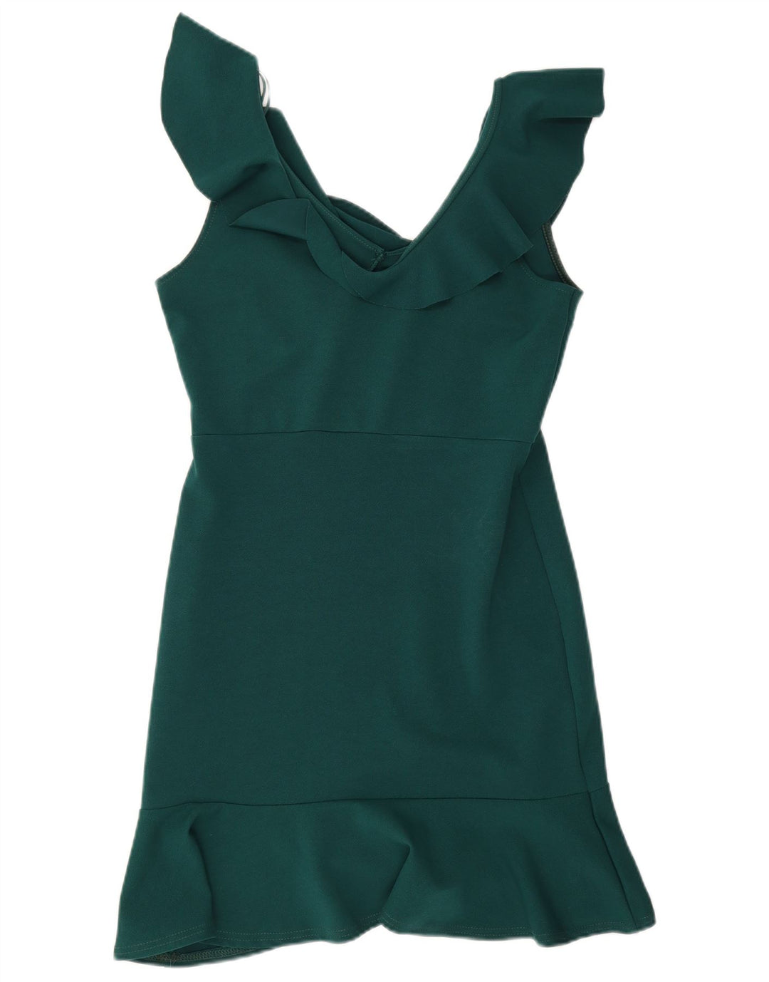 Quiz Ärmelloses Etuikleid für Damen UK 12 Mittelgrünes Polyester