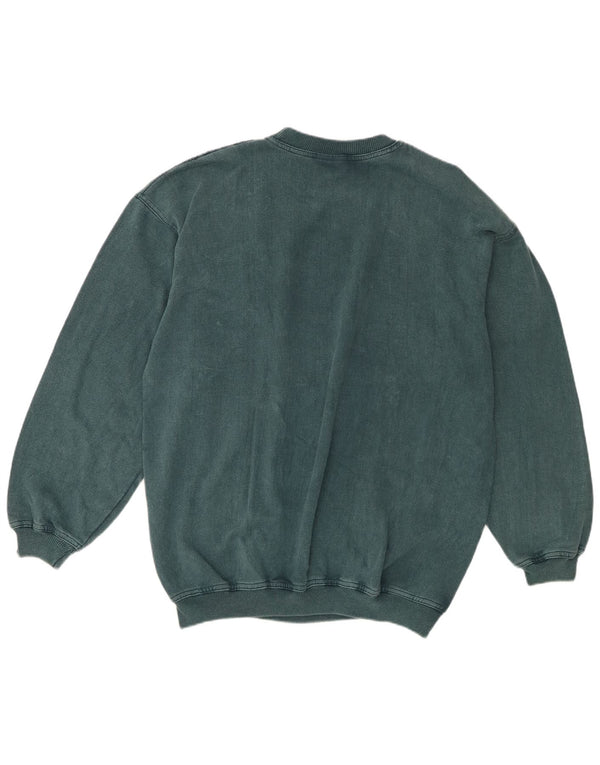 Vintage Herren Sweatshirt Pullover XL Blaue Baumwolle