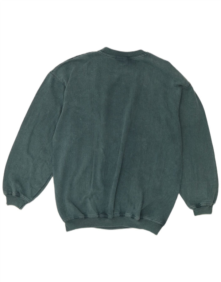 Vintage Herren Sweatshirt Pullover XL Blaue Baumwolle