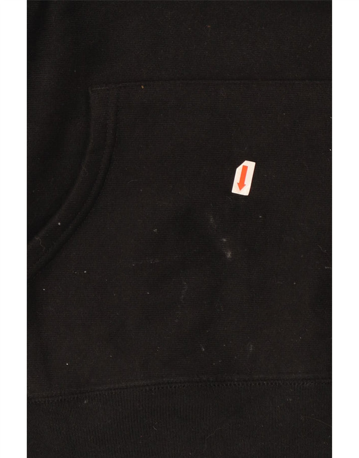 Champion Damen Kapuzenpullover UK 14 Mittelschwarze Baumwolle