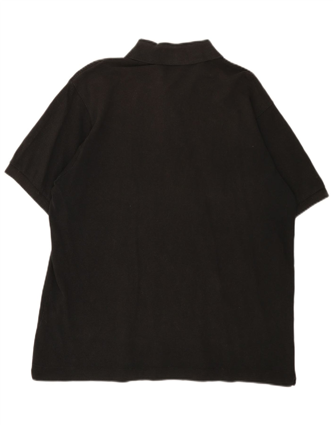 LACOSTE Herren-Poloshirt, Größe 5, groß, schwarze Baumwolle