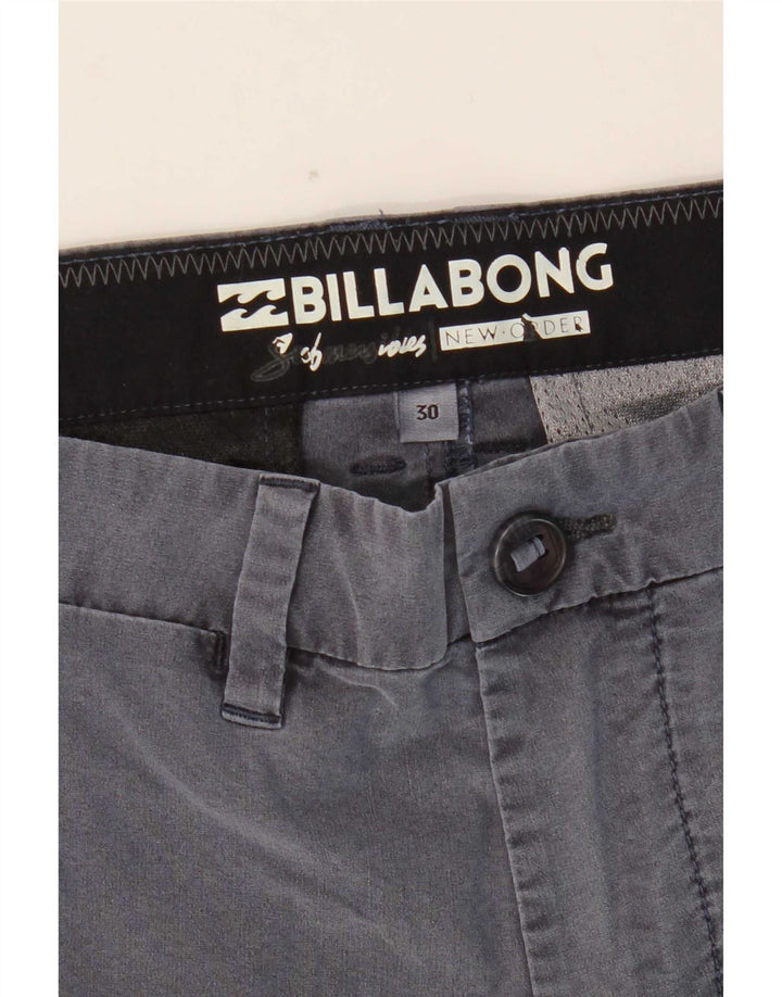 Billabong Herren Chino-Shorts W30 Mittelmarineblaue Baumwolle