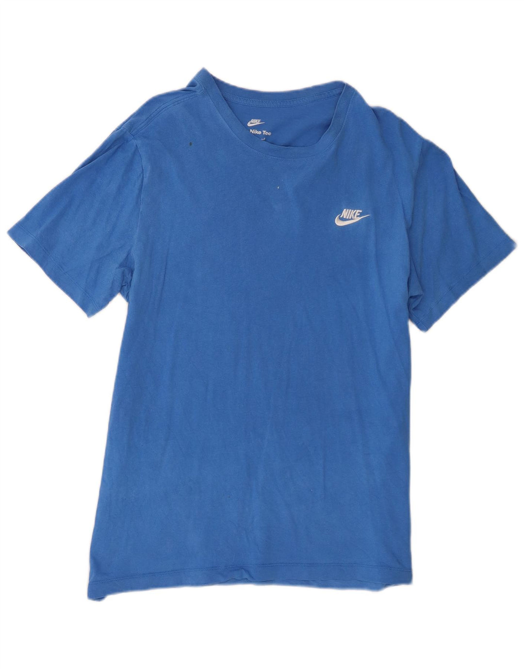 Nike Herren T-Shirt Top Large Blau Baumwolle