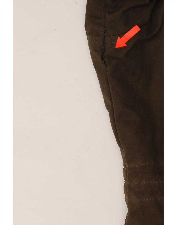 Superdry Damen-Windbreakerjacke mit Kapuze, UK 14, mittleres Khaki, Polyester