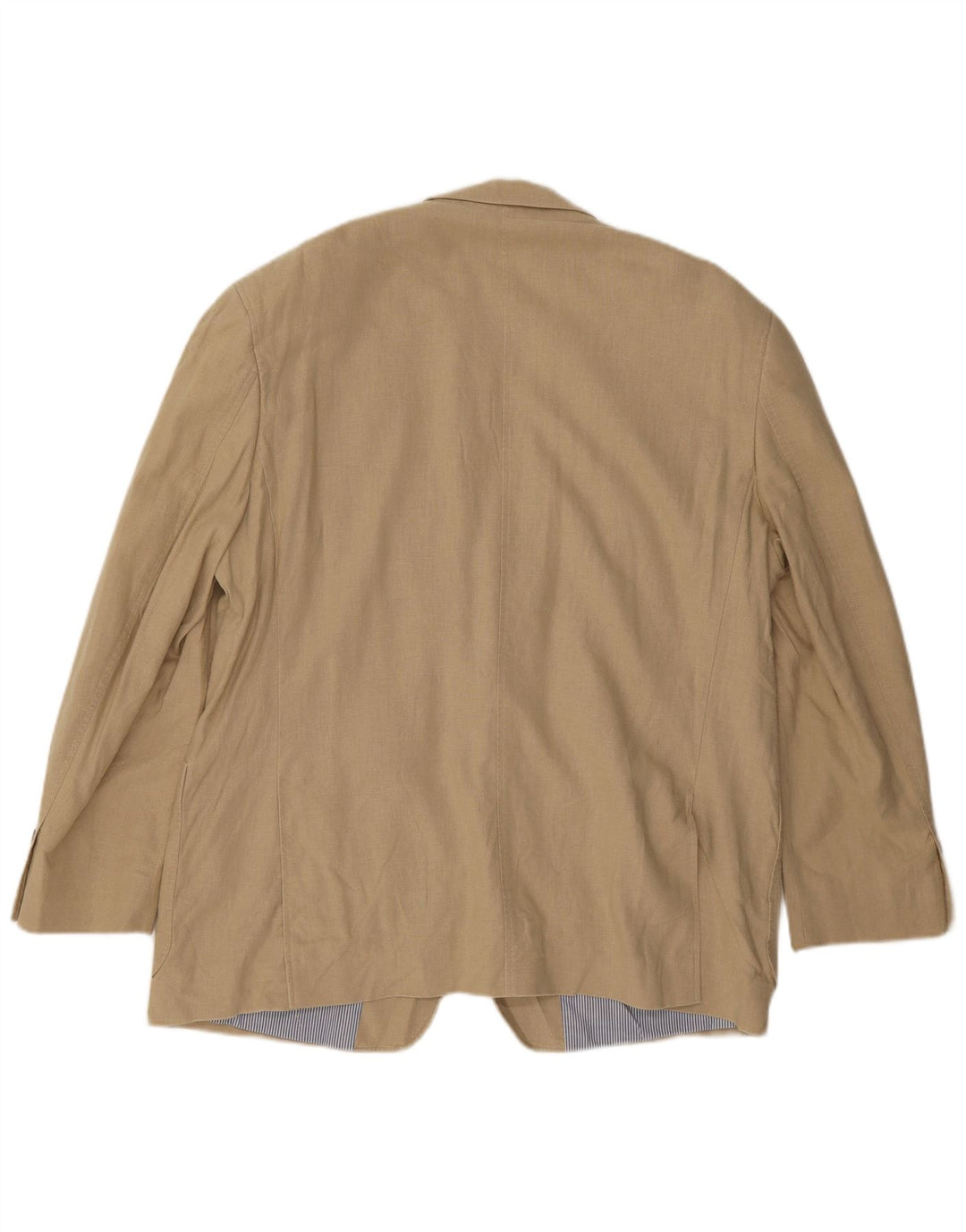 Marks & Spencer Herren-Blazer mit 2 Knöpfen, Gr. 40, Beige, Leinen, Größe L