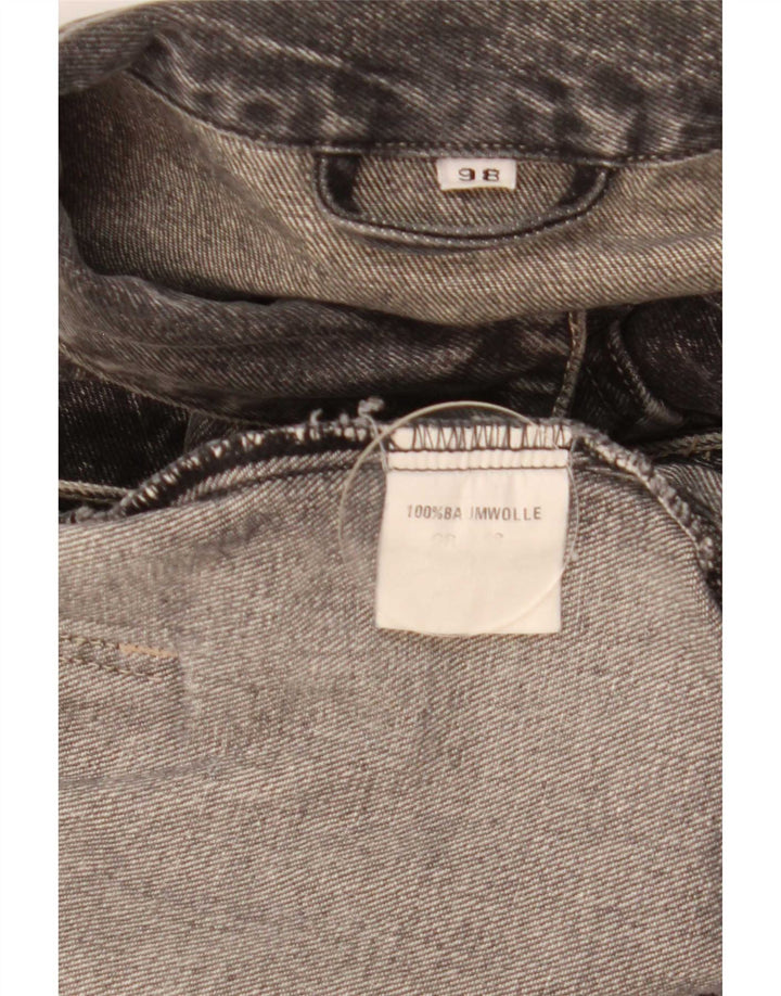 Vintage Herren Jeansjacke UK 42 XL Graue Baumwolle