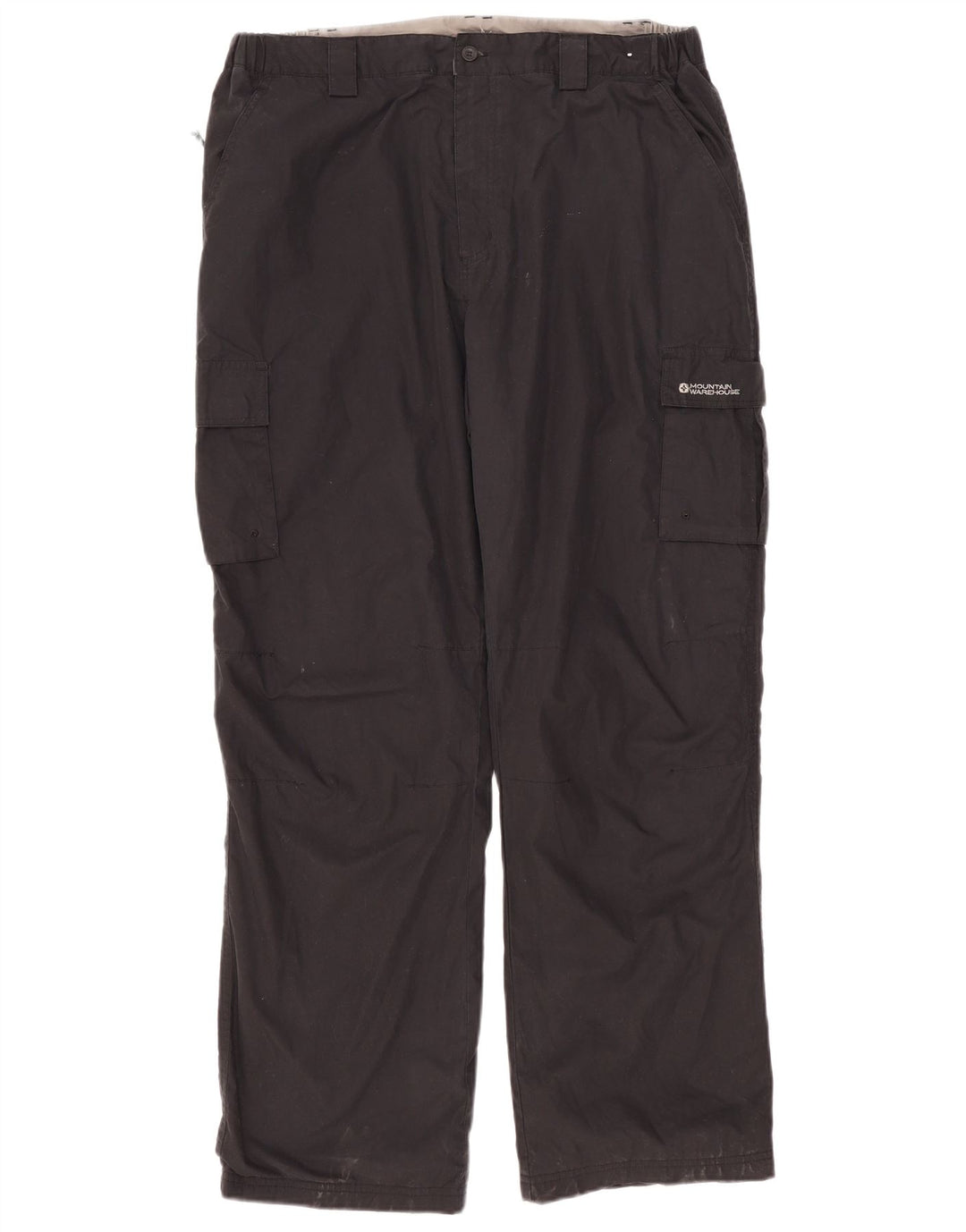 MOUNTAIN WAREHOUSE Gerade Herren-Cargohose W38 L32 Schwarzes Polyester