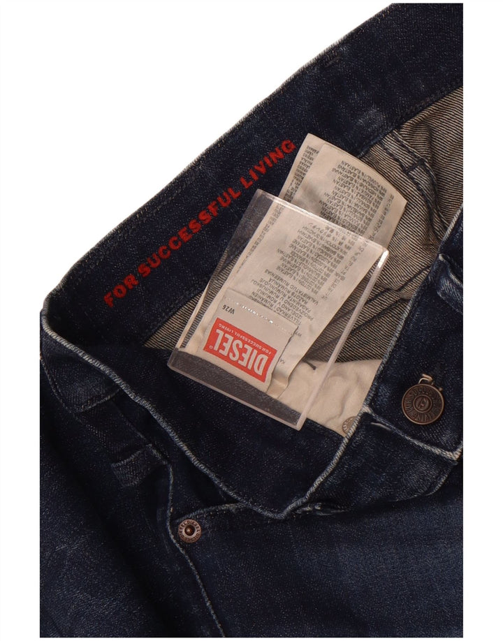 Diesel Damen Slim Jeans W26 L31 Blaue Baumwolle