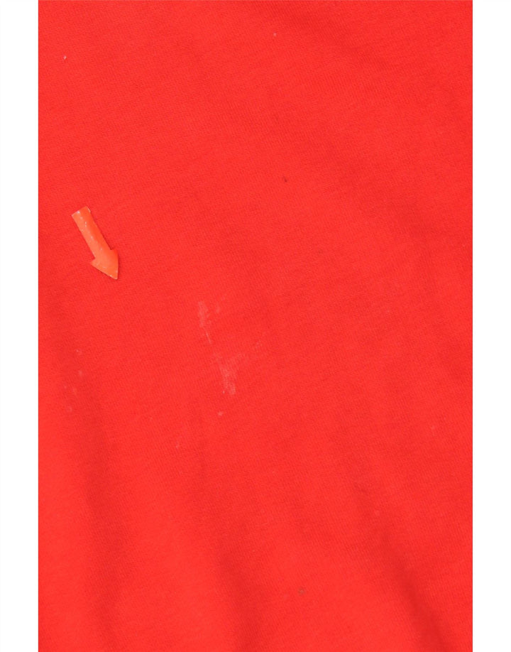 Puma Herren Grafik-Sweatshirt-Pullover, klein, rot, Colourblock-Baumwolle