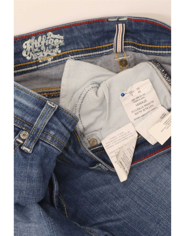 Tommy Hilfiger Damen Slim Jeans W31 L32 Blaue Baumwolle