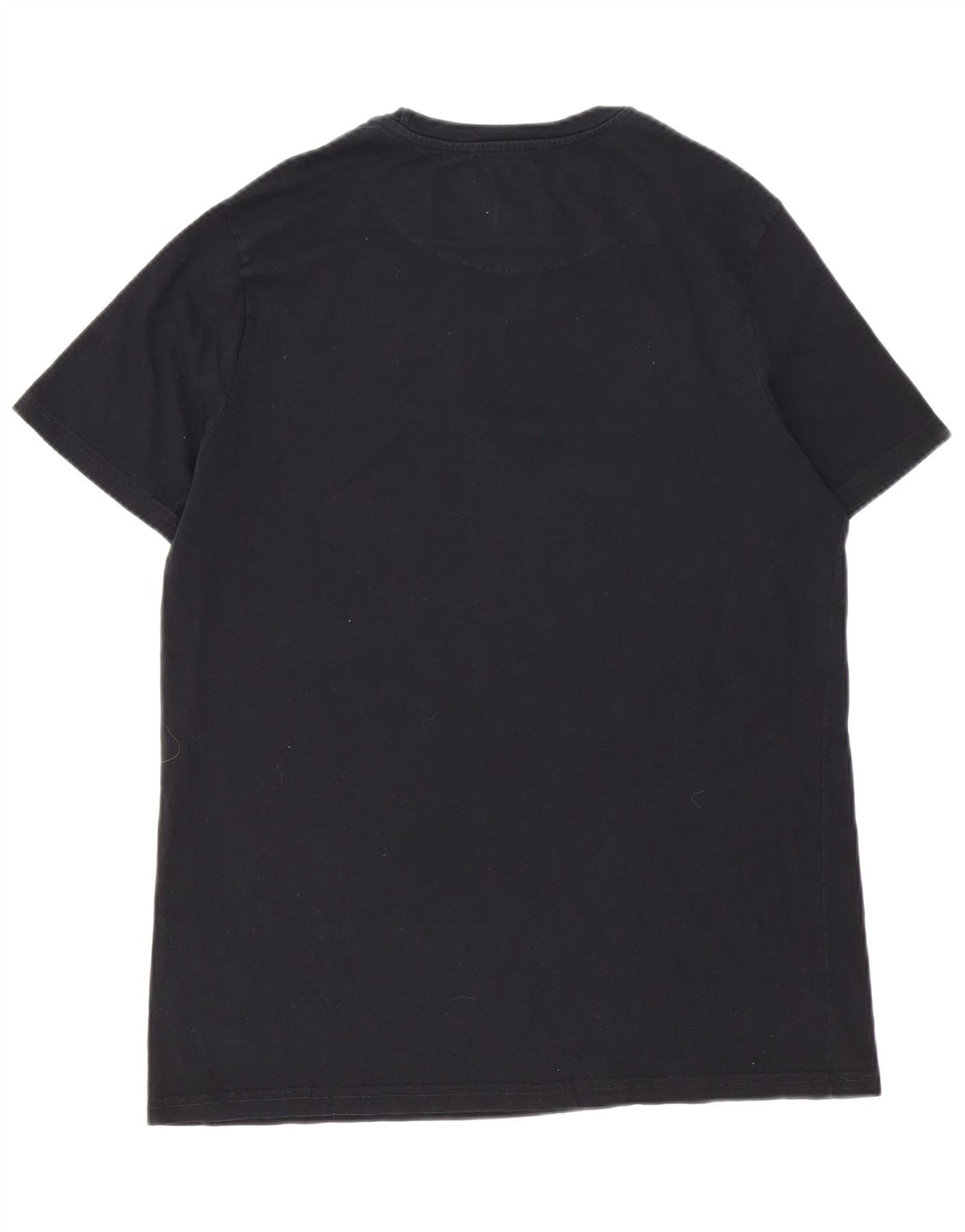 Benetton Herren Peanuts Graphic T-Shirt Top Large Schwarz Baumwolle