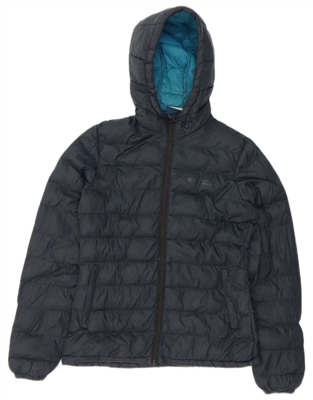 Mountain Warehouse Wattierte Damenjacke mit Kapuze, UK 8, Samll, schwarzes Polyester