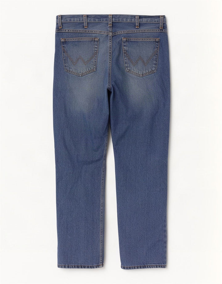 Wrangler Herren Texas Straight Jeans W40 L32 Blaue Baumwolle