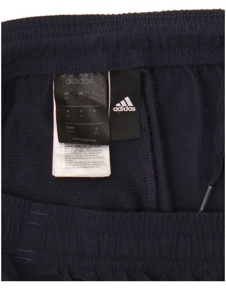 Adidas Herren-Trainingshose XL, Marineblau, Polyester