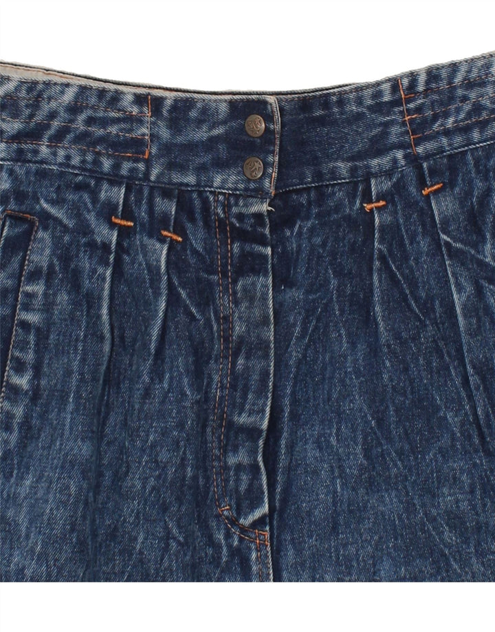 VINTAGE Womens Denim Skirt W30 Medium Blue Vintage Vintage and Second-Hand Vintage from Messina Hembry 