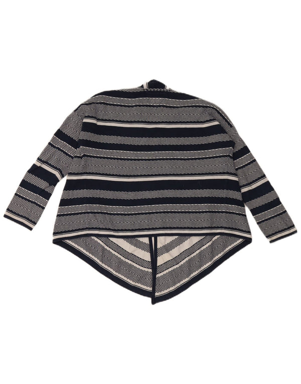 Offener Strickjackenpullover für Mädchen von Tommy Hilfiger, 9–10 Jahre, marineblau, geometrisch