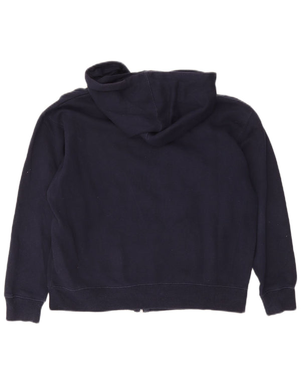 Fila Kapuzenpullover mit Reißverschluss für Jungen, 10–11 Jahre, marineblaue Baumwolle