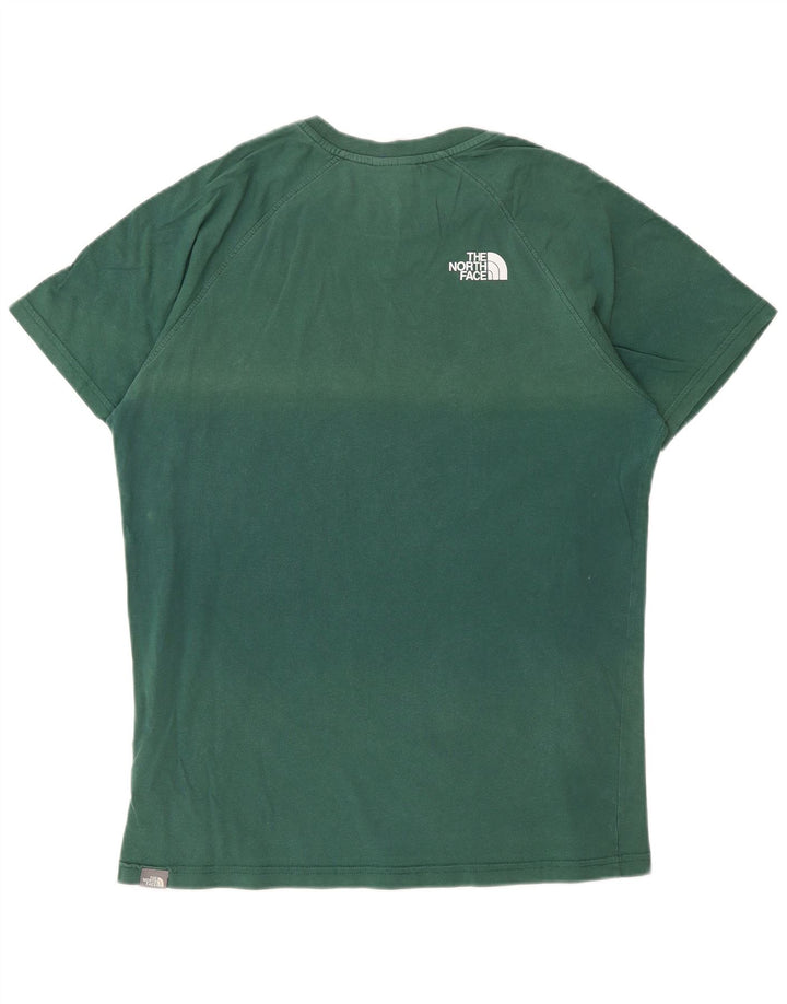 THE NORTH FACE Herren-Grafik-T-Shirt-Oberteil aus mittelgrüner Baumwolle