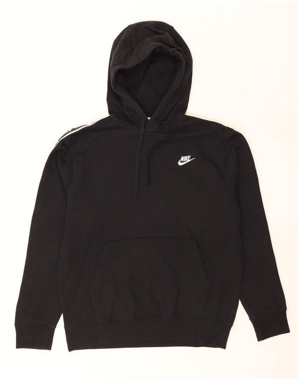 Nike Herren-Kapuzenpullover mit Grafik, mittelschwarz, Baumwolle