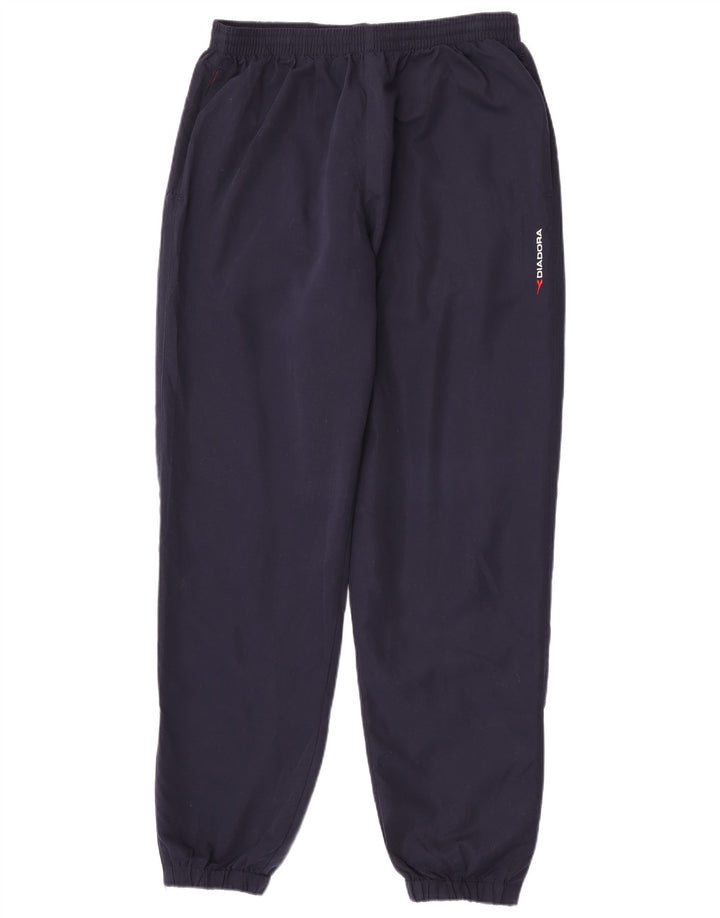 Diadora Herren-Trainingshose, Jogginghose, XL, Marineblau, Polyester