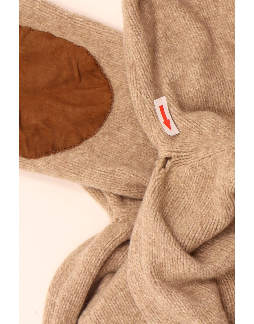 Massimo Dutti Jungen-Pullover mit Knopfkragen, 11–12 Jahre, Mittelbeige
