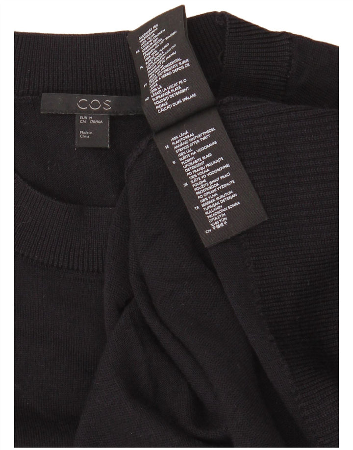 Cos Damen-Pulloverkleid, UK 14, mittlere marineblaue Wolle