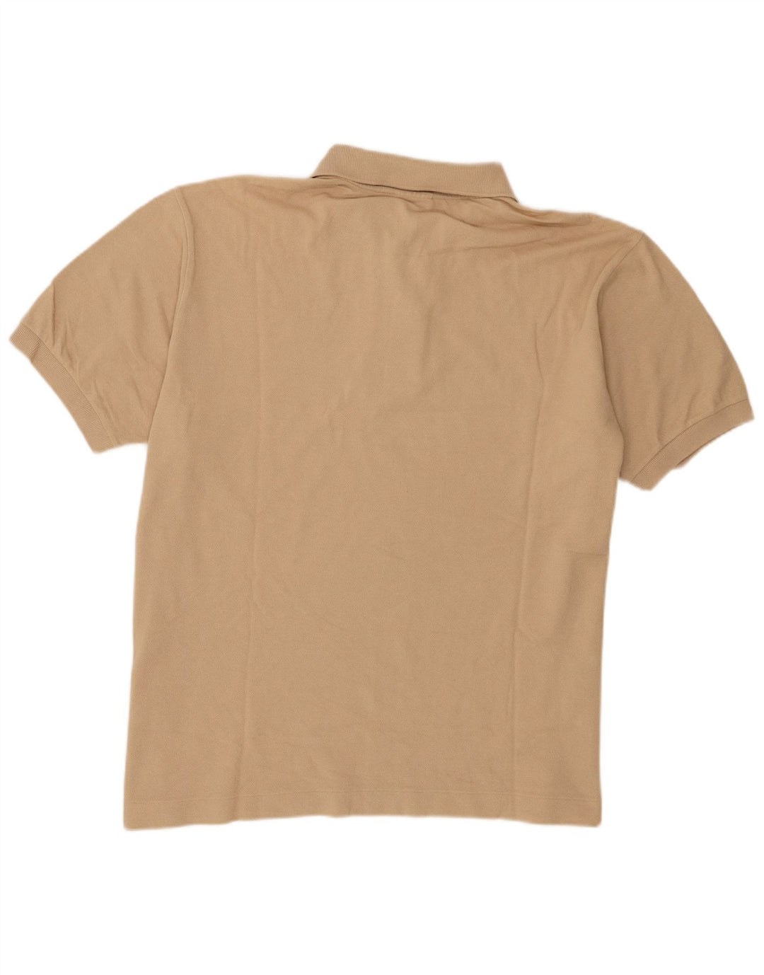 Lacoste Herren Poloshirt Größe 7 2XL Beige Baumwolle