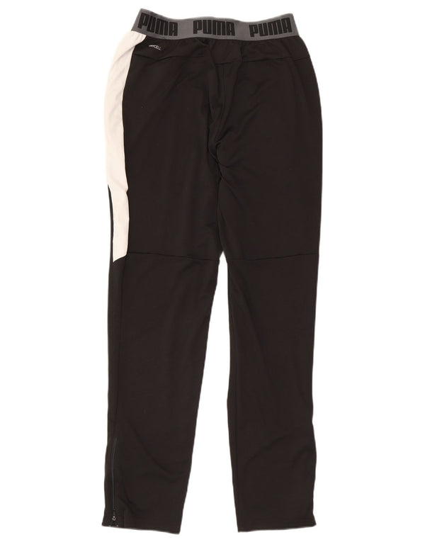 Puma Herren-Trainingshose, Mittelschwarzes Farbblock-Polyester