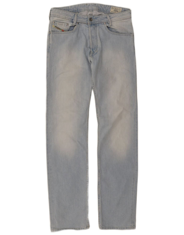Diesel Herren Onijo Straight Jeans W30 L32 Blaue Baumwolle