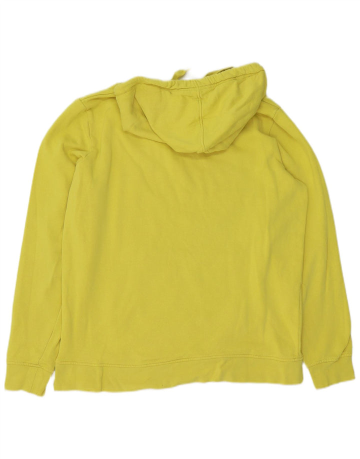 KAPPA Herren-Kapuzenpullover mit Grafik, mittelgelbe Baumwolle