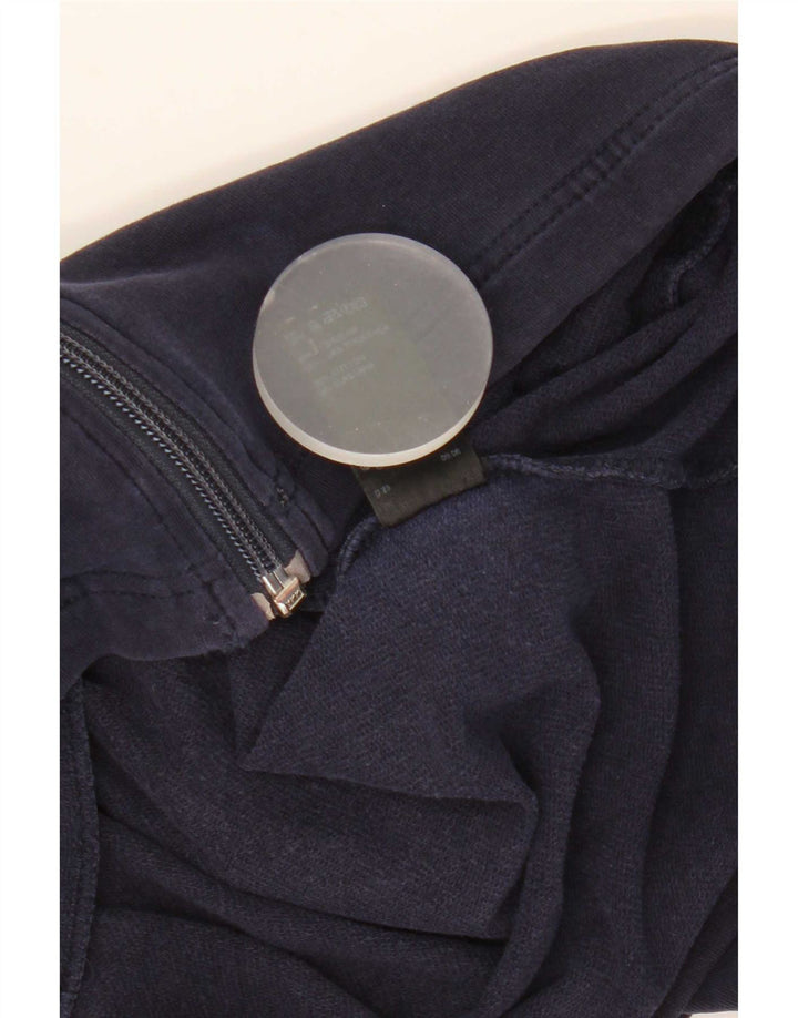 Marks & Spencer Damen-Trainingsanzug, Top-Jacke, UK 14, Größe L, Marineblau, Baumwolle