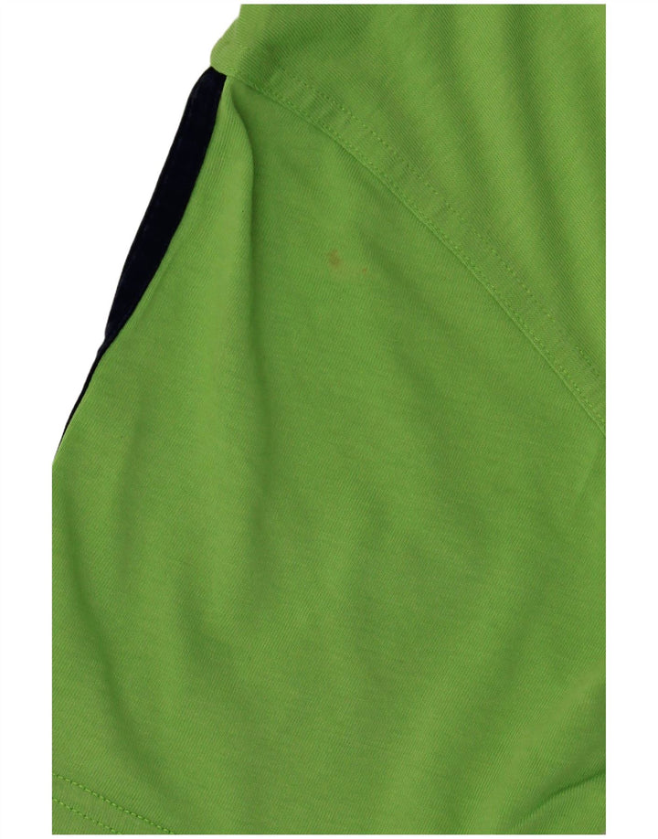 ADIDAS Herren Climalite Graphic T-Shirt Top mittelgrüne Baumwolle