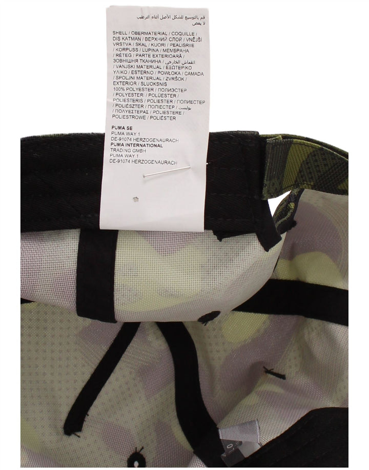 Puma Baseballkappe mit Grafik für Jungen, Einheitsgröße, grünes Polyester