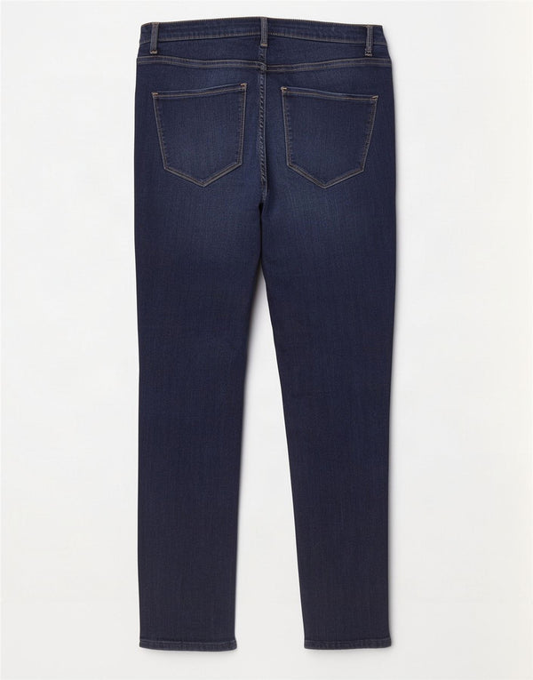 Hollister Damen Curvy High Waist Jeans US 11 Large W30 L28 Marineblau