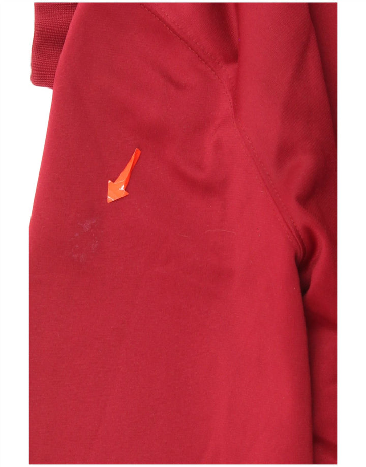 Carhartt Womens Zip Hoodie Pullover UK 16 Large Rot Polyester