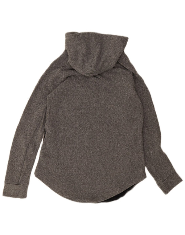 Adidas Damen Graphic Hoodie Pullover UK 12 Mittelgrau