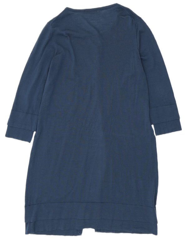Boden Damen-Strickjacke mit 3/4-Ärmeln, lang geschnitten, UK 20 2XL, marineblaue Wolle