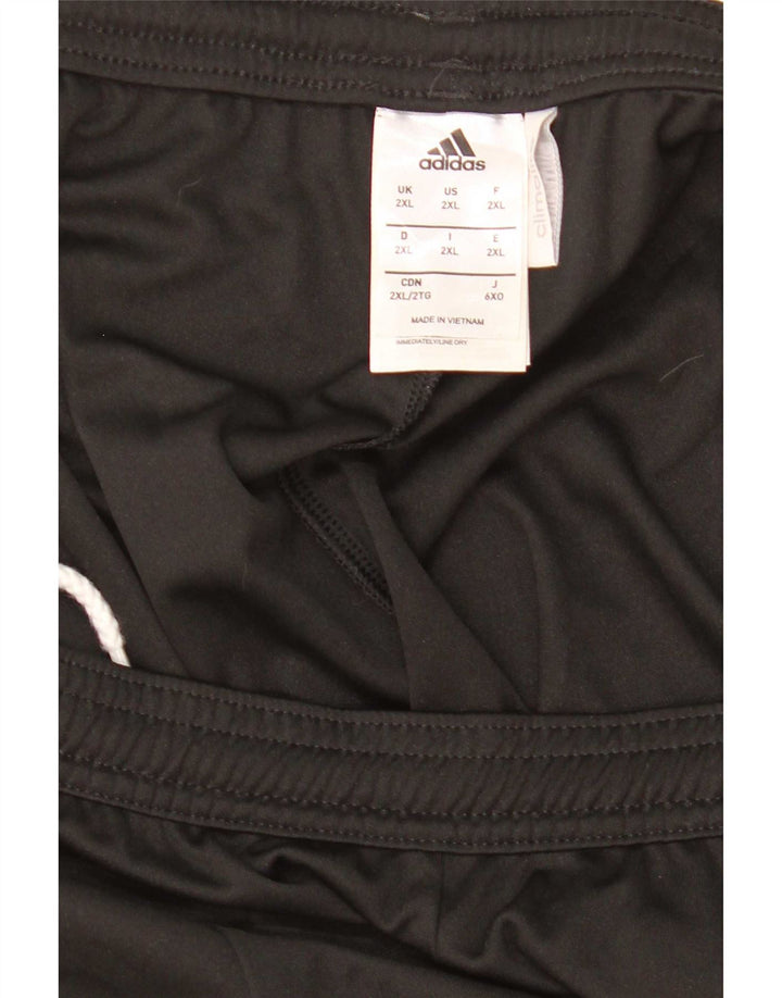 Adidas Herren Climalite Sport Shorts 2XL Schwarz Colourblock Polyester