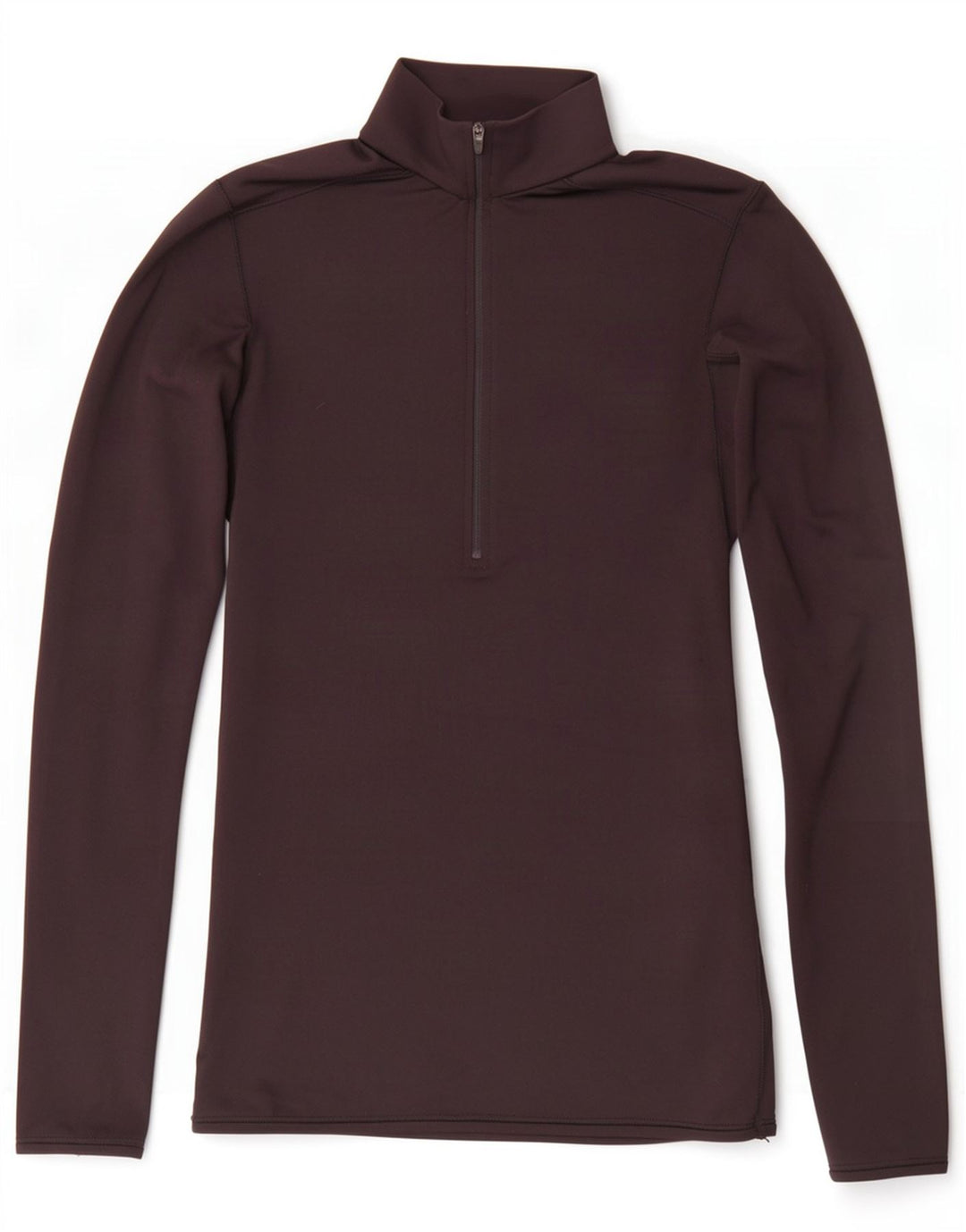 Zara Damen-Pullover-Trainingsanzugoberteil mit Reißverschluss und Halsausschnitt, Gr. 10, Größe S, Schwarz, Polyester
