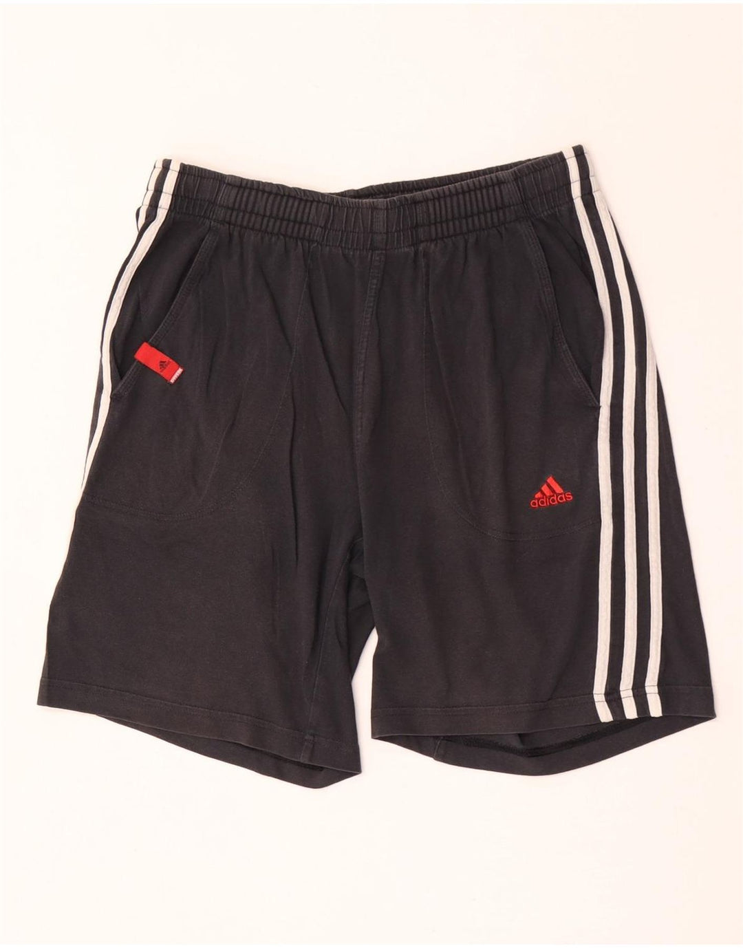 Adidas Herren Sportshorts Medium Schwarz Baumwolle