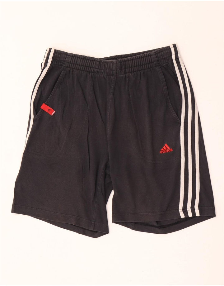 Adidas Herren Sportshorts Medium Schwarz Baumwolle