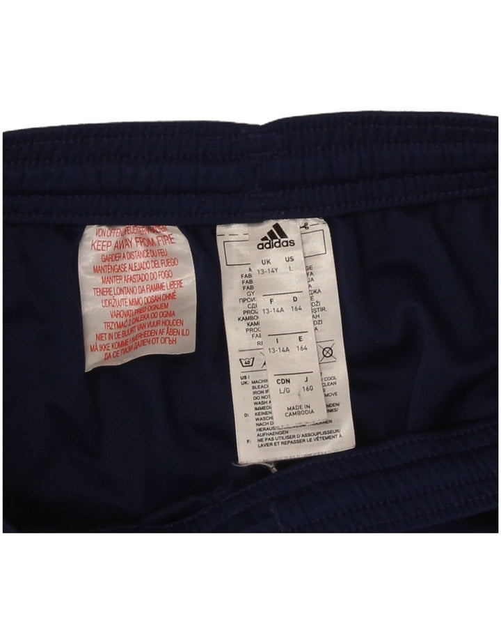 Adidas Sportshorts für Jungen, 13–14 Jahre, Marineblau, Polyester