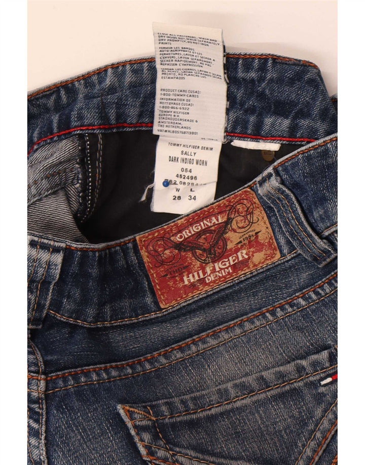 Tommy Hilfiger Damen Bootcut Jeans W28 L34 Blaue Baumwolle