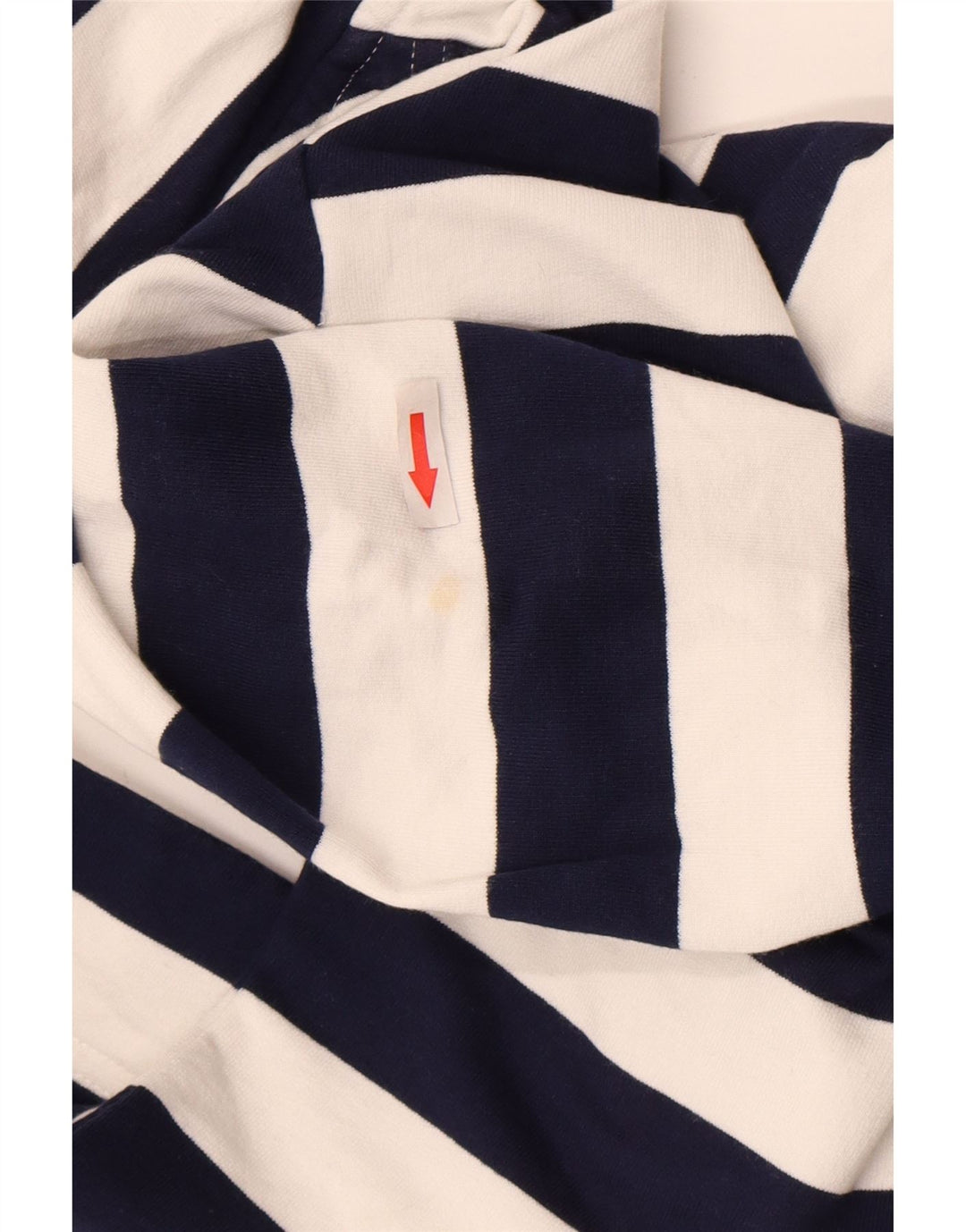 Joules Damen-Sweatshirt mit Knopfkragen, Gr. 8, Marineblau gestreift