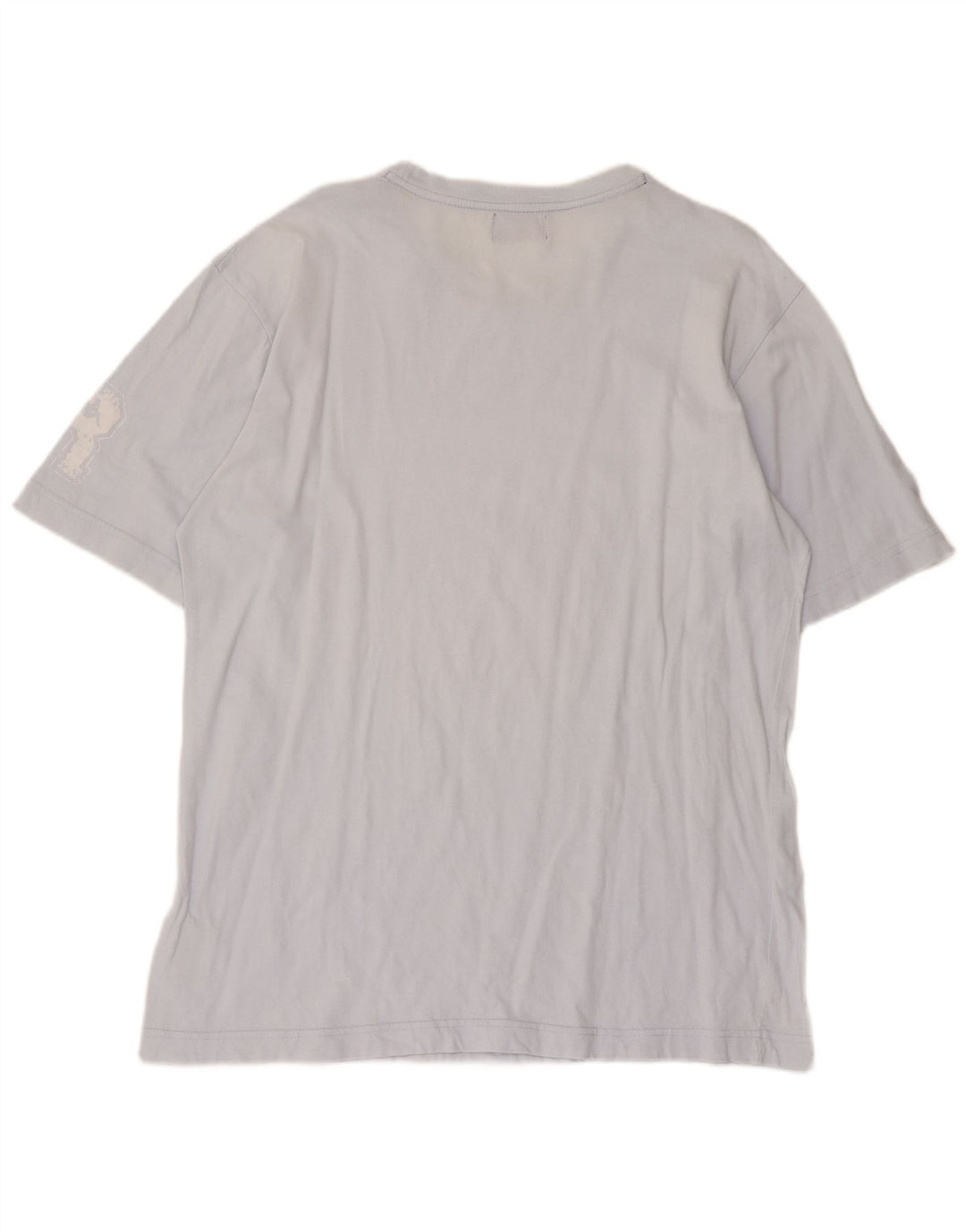 Kappa Herren-T-Shirt-Oberteil, groß, blau gestreift, Baumwolle