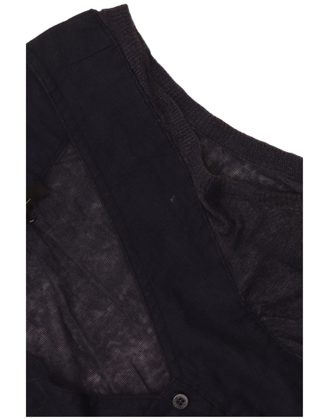 Max Mara Damen Wochenendweste Top UK 8 Small Marineblau