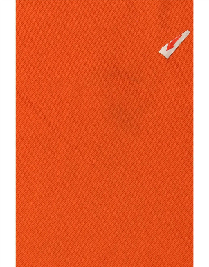 Adidas Herren T-Shirt Top Small Orange Polyester