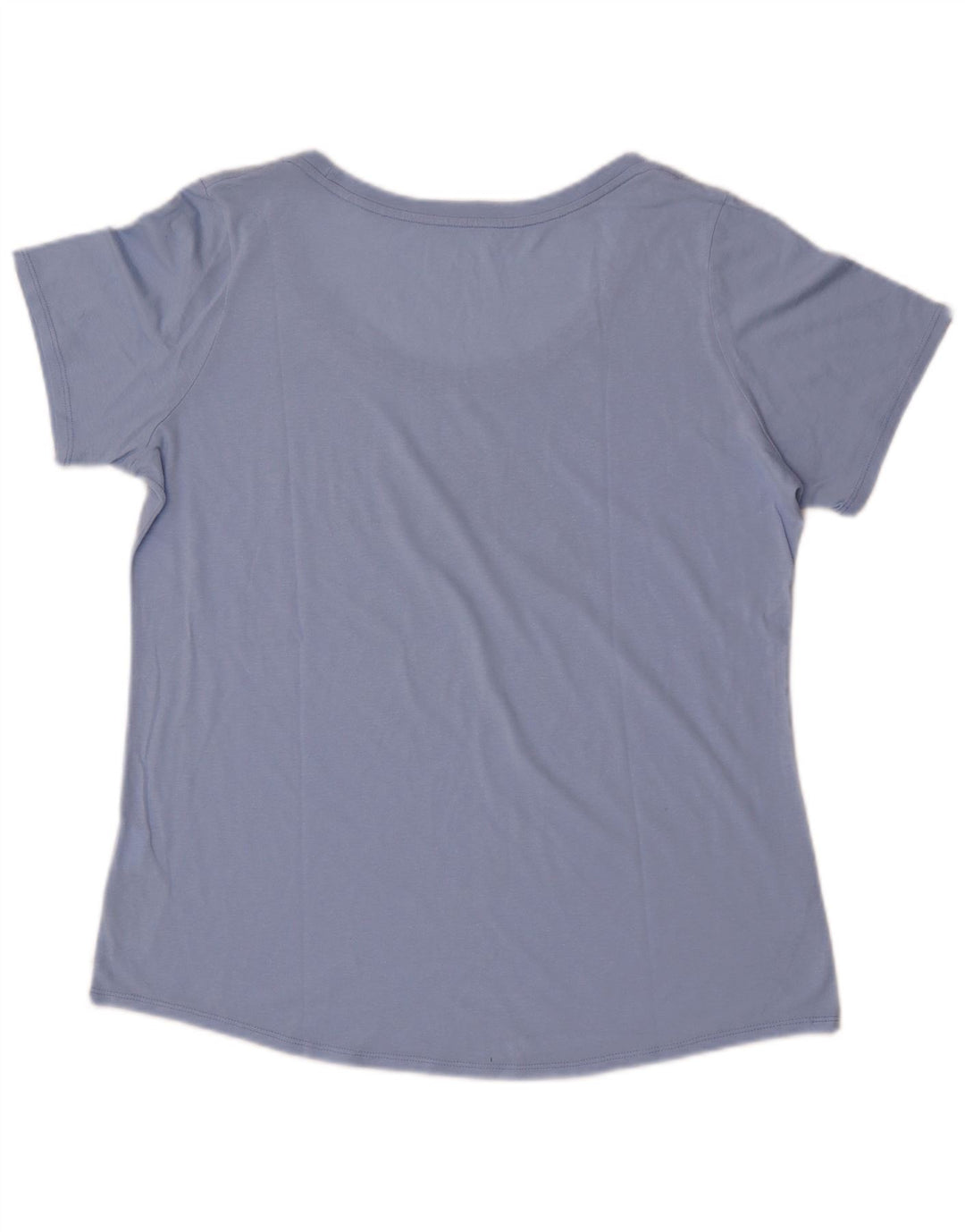 Nike Damen Athletic Cut Graphic T-Shirt Top UK 16 Large Blau Polyester